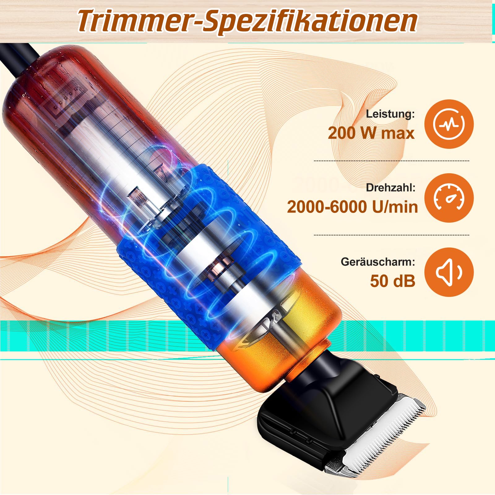 BESGEER Rug Tufting Gun Starter Kit with 75cm x 75cm Wooden Frame, Tufting Kit Complete with Carpet Trimmer, Tufting Pistolen Set für Anfänger und Tufting-Liebhaber (Schwarz)