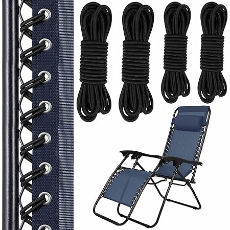 VALICLUD Lot De 4 Cordons Élastiques Robustes Pour Chaises Longues