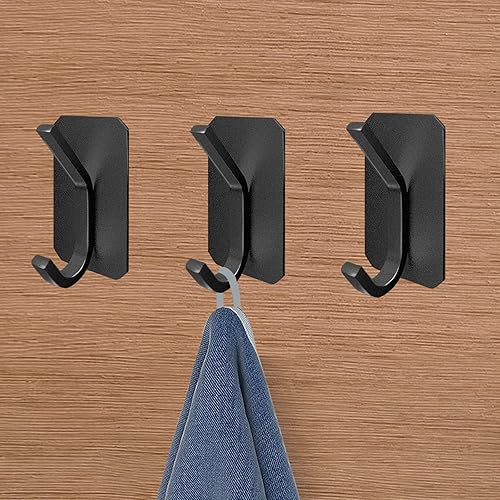 Miniatura 2 de VAEHOLD Ganchos autoadhesivos resistentes, gancho de pared impermeable, ganchos de pared adhesivos sin clavos para toallas, batas, sombreros,