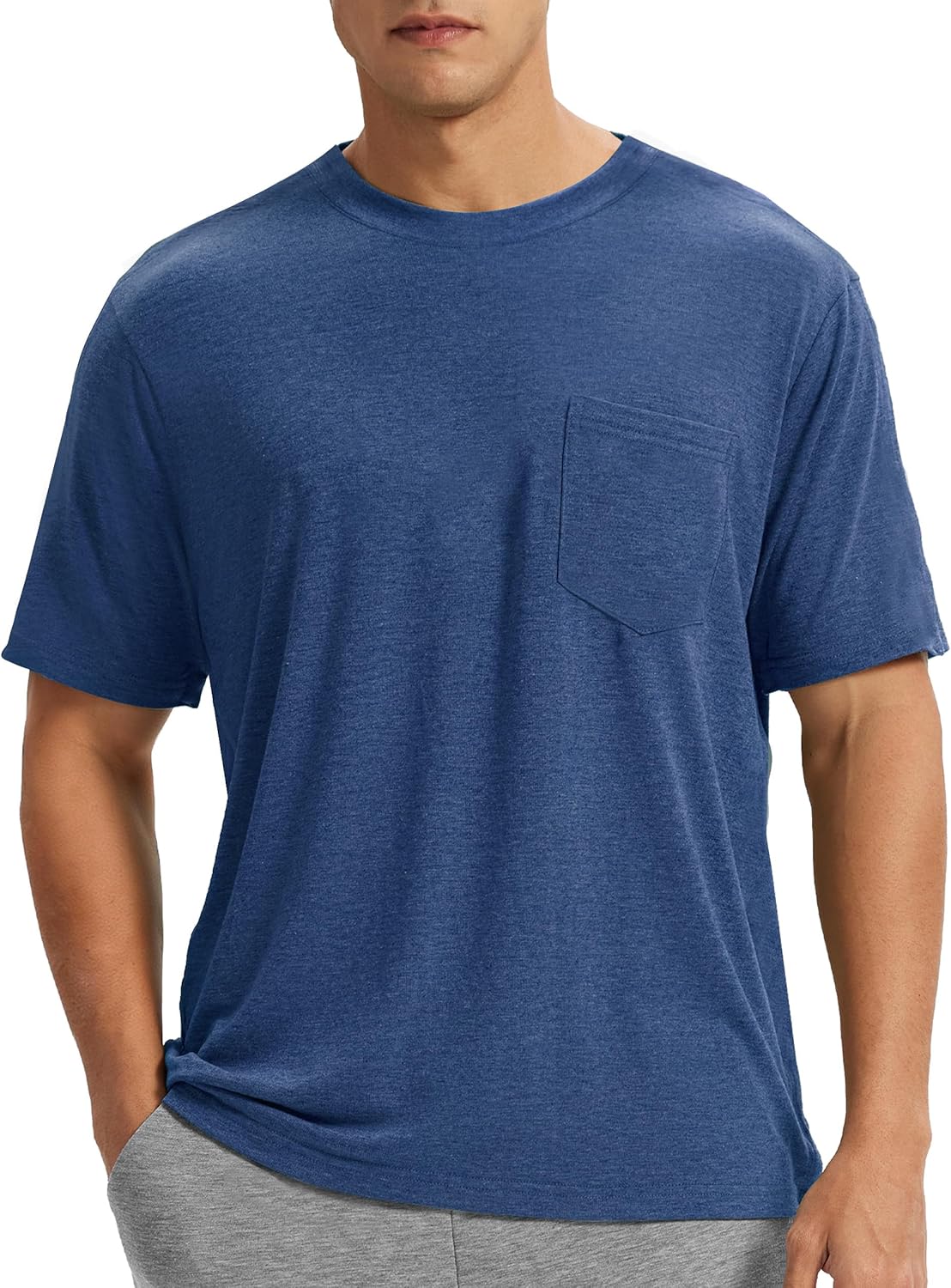 Post Shoulder Surgery Recovery Shirts for Men - Tear Away Snaps Adaptive Chemo Port & Rotator Cuff Shirt Short Sleeve - Image 2