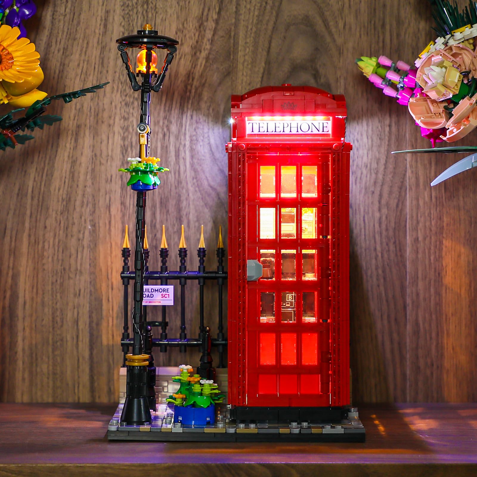 BRIKSMAX Led Lighting Kit for Lego-21347 Red London Telephone Box - Compatible with Lego Ideas Building Set- Not Include Lego Set - Image 2