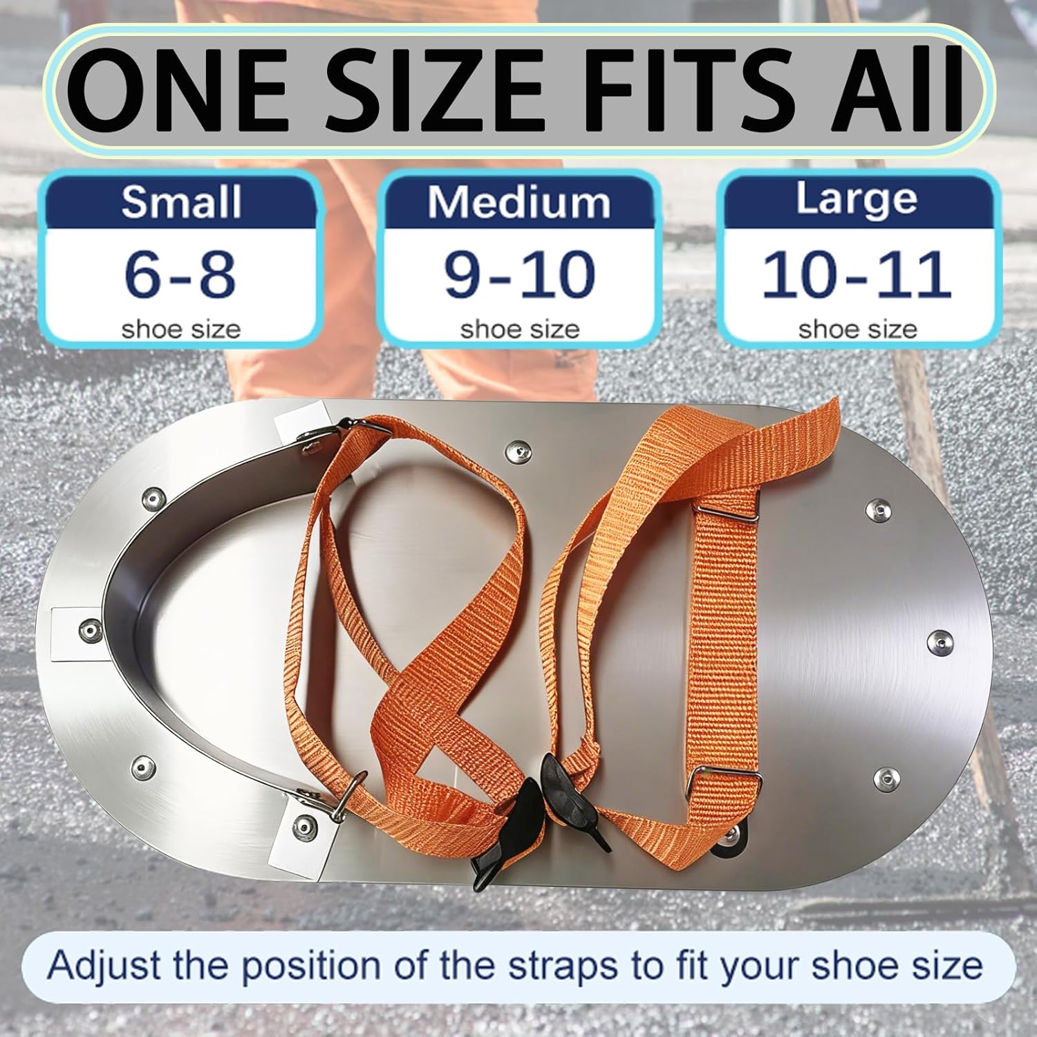 Asphalt Shoes - Asphalt Tamp Shoes,Felt Soles,Adjustable Nylon Straps for Walking On Asphalt(Felt)