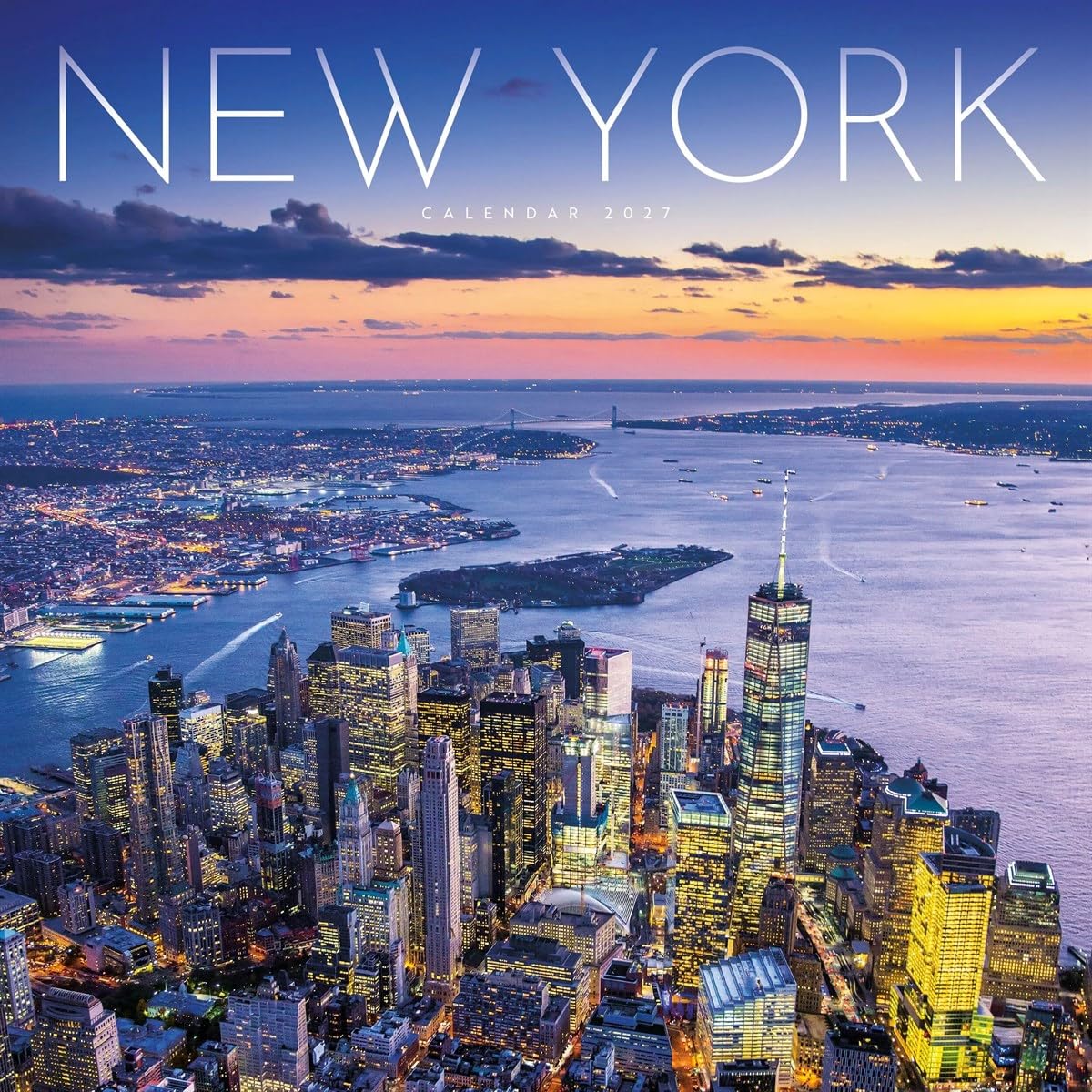 Carousel Worldwide New York W 2027 Square Wall Calendar, 12-Month Calendar, Iconic New York City Photography