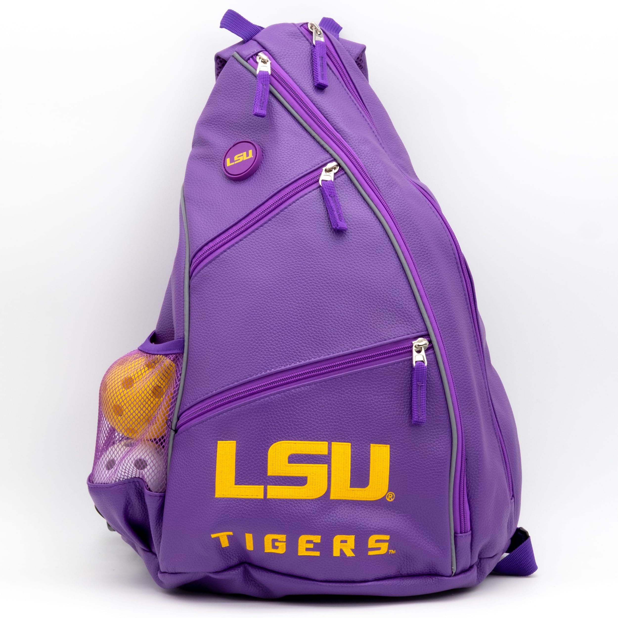 Team Golf Mochila de piel sintética, varios colores del equipo, grande