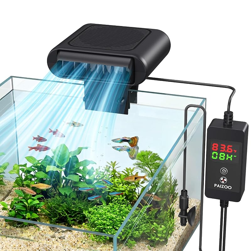 Ventilador para Resfriamento de Aquário PAIZOO com Sonda, Temporizador e 3 Velocidades PZBM-2