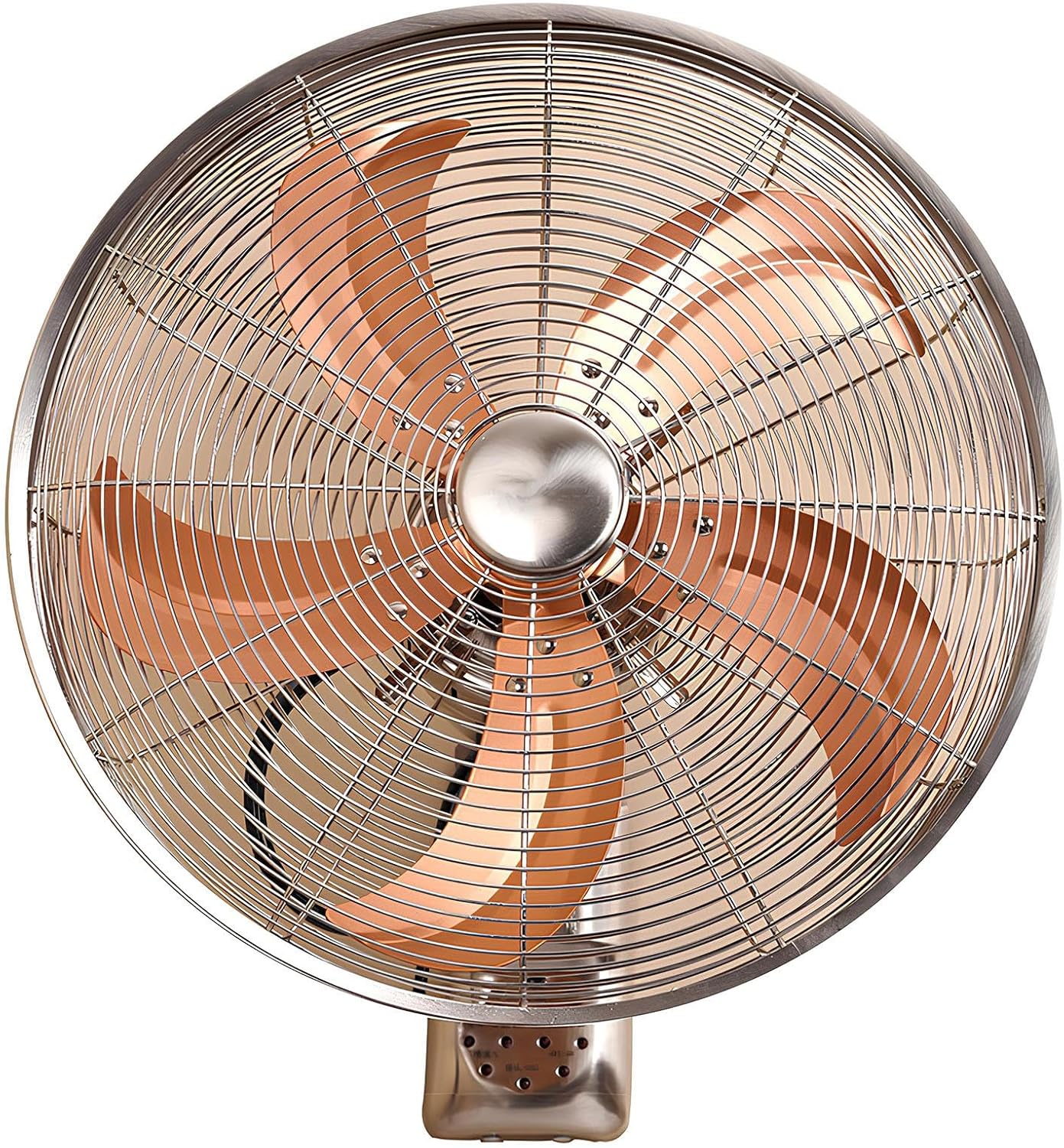 Industrial Waterproof Wall Fan, Retro Metal 3-Speed Oscillating Fan, Remote Control Cooling Fan for Warehouse, Greenhouse, Workshop, Patio - High VCI Performance