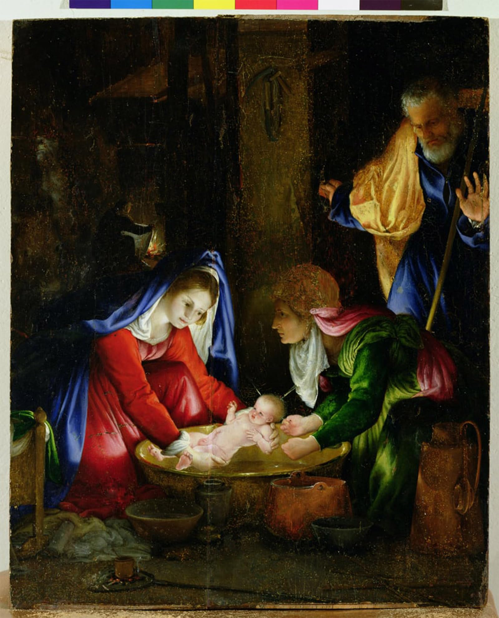 POSTERIIk Vintage Classic Picture Landscape Artwork the Nativity by Famous Artist Portrait Canvas Painting for Office Home Decor 60x90cm