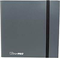Vista 1 de Ultra PRO Eclipse Pro Binder de 12 bolsillos, color gris ahumado para 480 tarjetas, tamaño estándar, protege tarjetas coleccionables