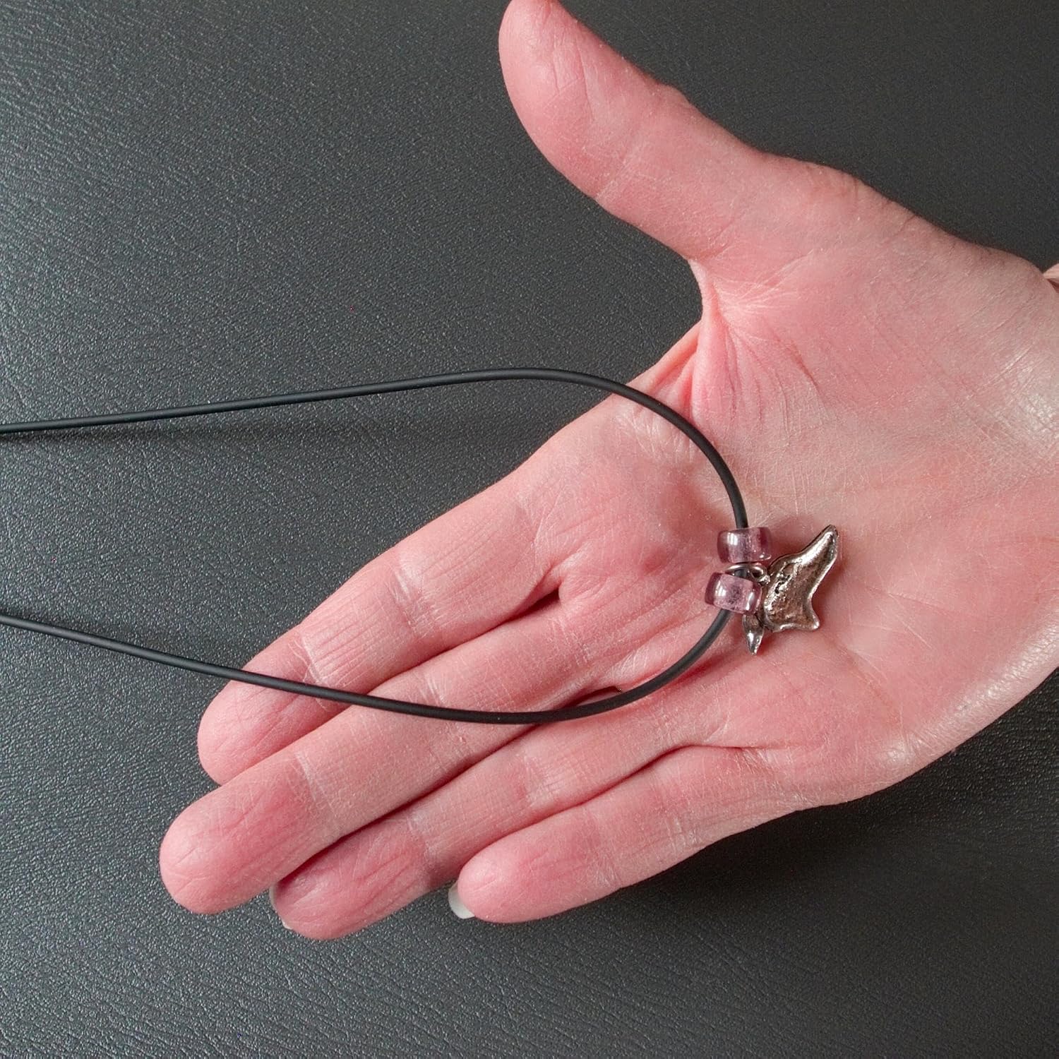 Pewter Greyhound Necklace