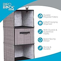 Vista 4 de Organizador colgante Internet's Best, para ropero con cajones (gris).
