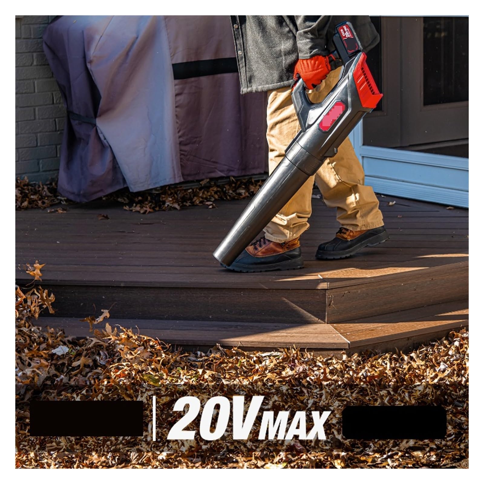 Soplador Inalámbrico Del PDA De 20V Max 90 MPH 372 CFM 20V 4.0Ah, Potente Soplador De Polvo De Integración