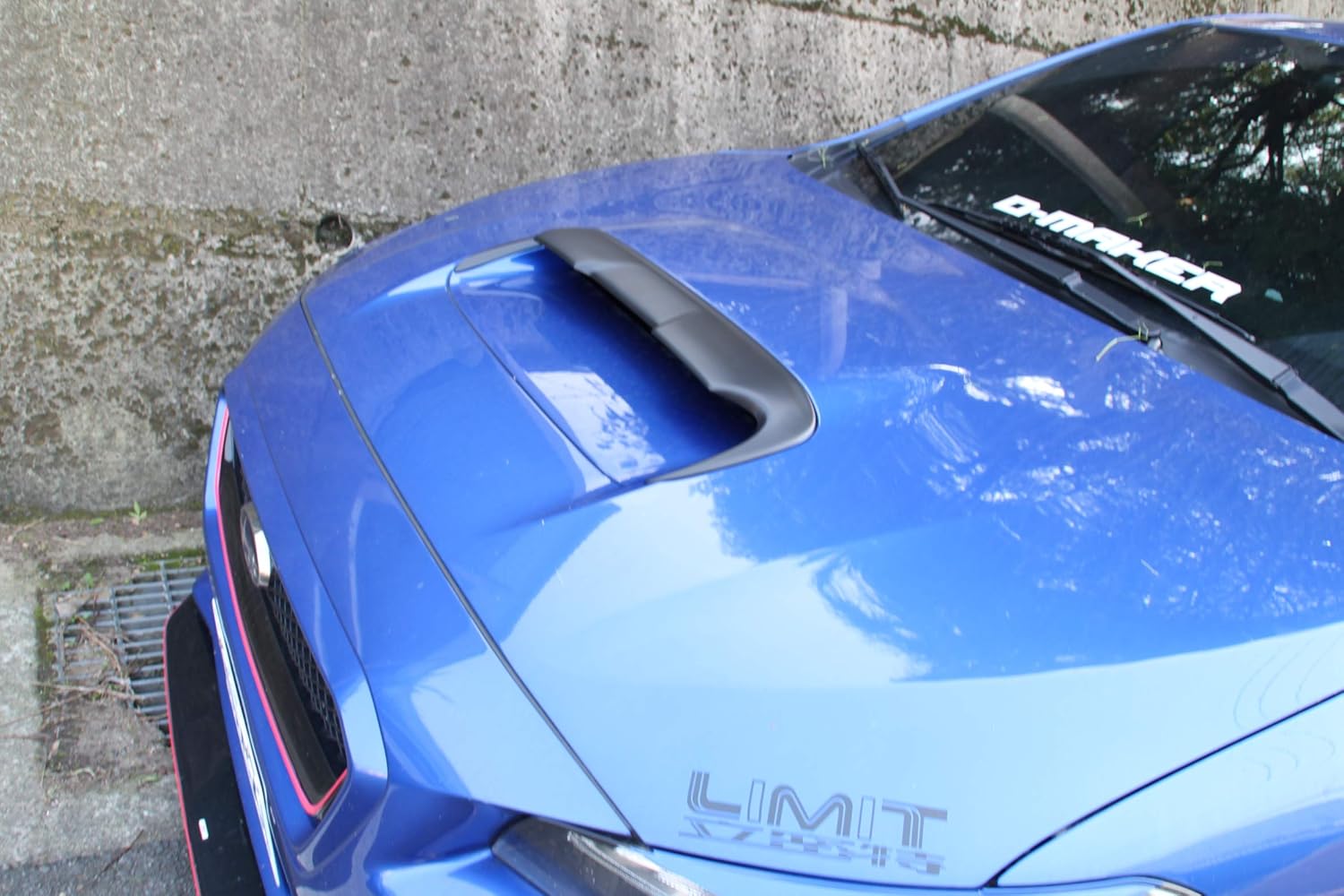 Compatible with 2015-2021 WRX STI Sedan Levorg Wagon Front Hood Bonnet Scoop Vent DTO Style Painted