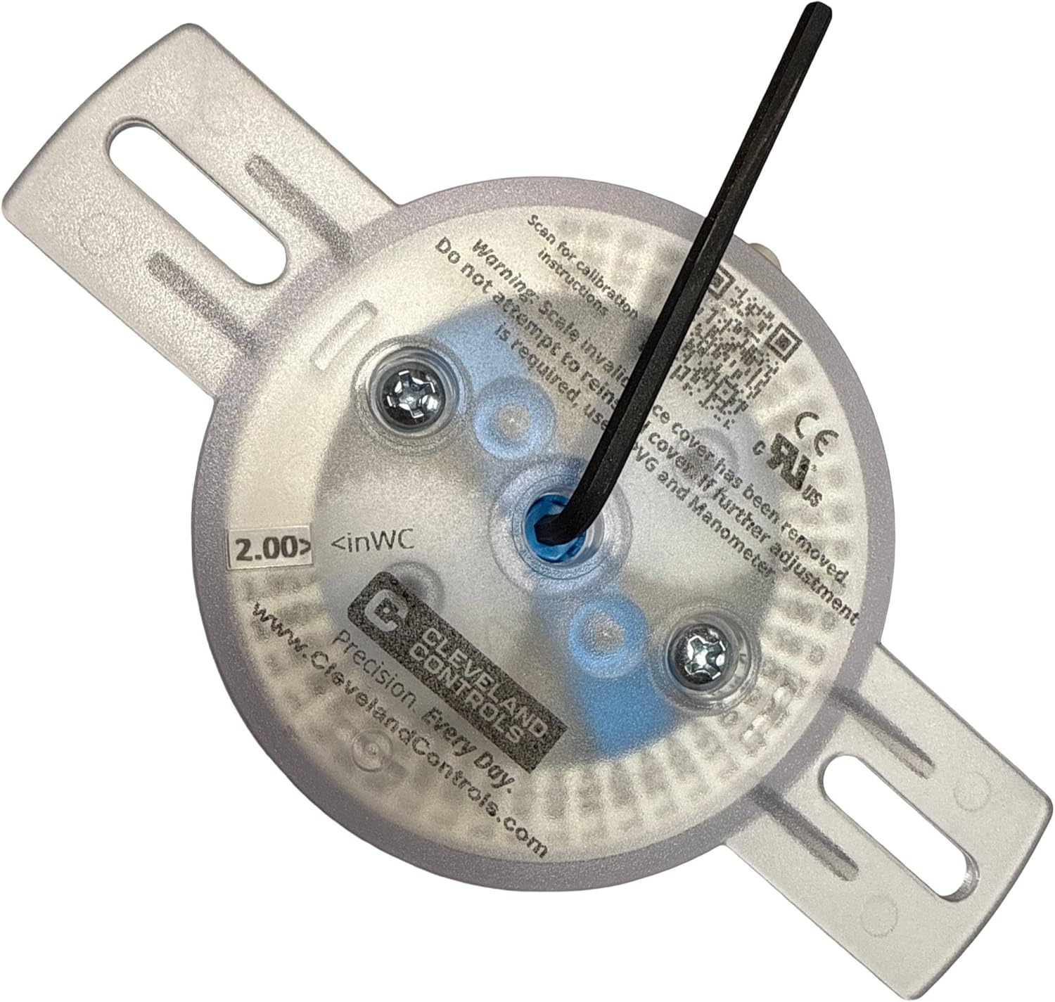 FYZ-15-SW12 - ANS2 Adjustable Universal Pressure Switch, 0.15” to 2.0” WC, Cleveland Controls Design, Universal Adjustable Replacement Draft/Pressure Switch for HVAC and Appliance Applications