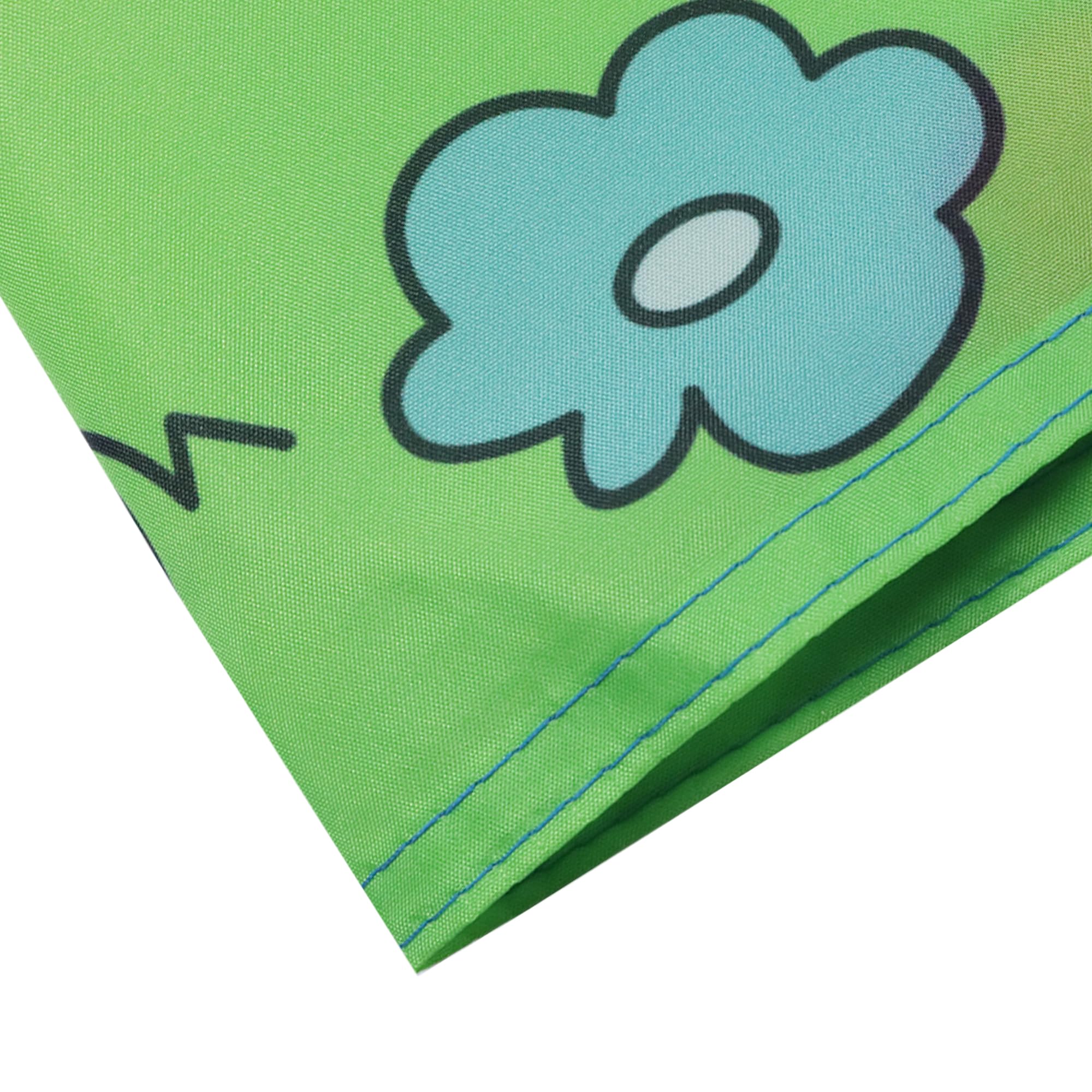 Drapeau Lapin de Paques Oeillets Haute Qualite, 150cm x 90cm