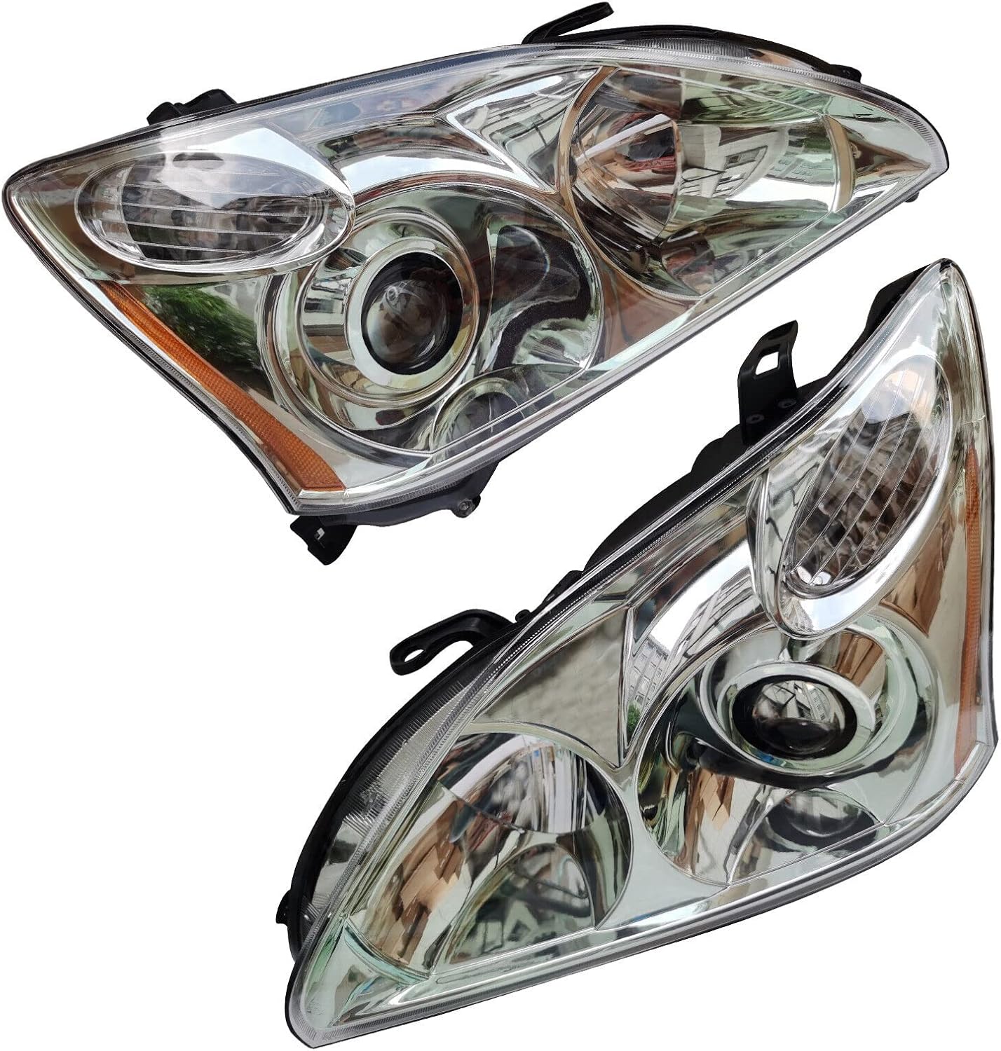 Goudergo Left and Right Headlight,Halogen Headlight for