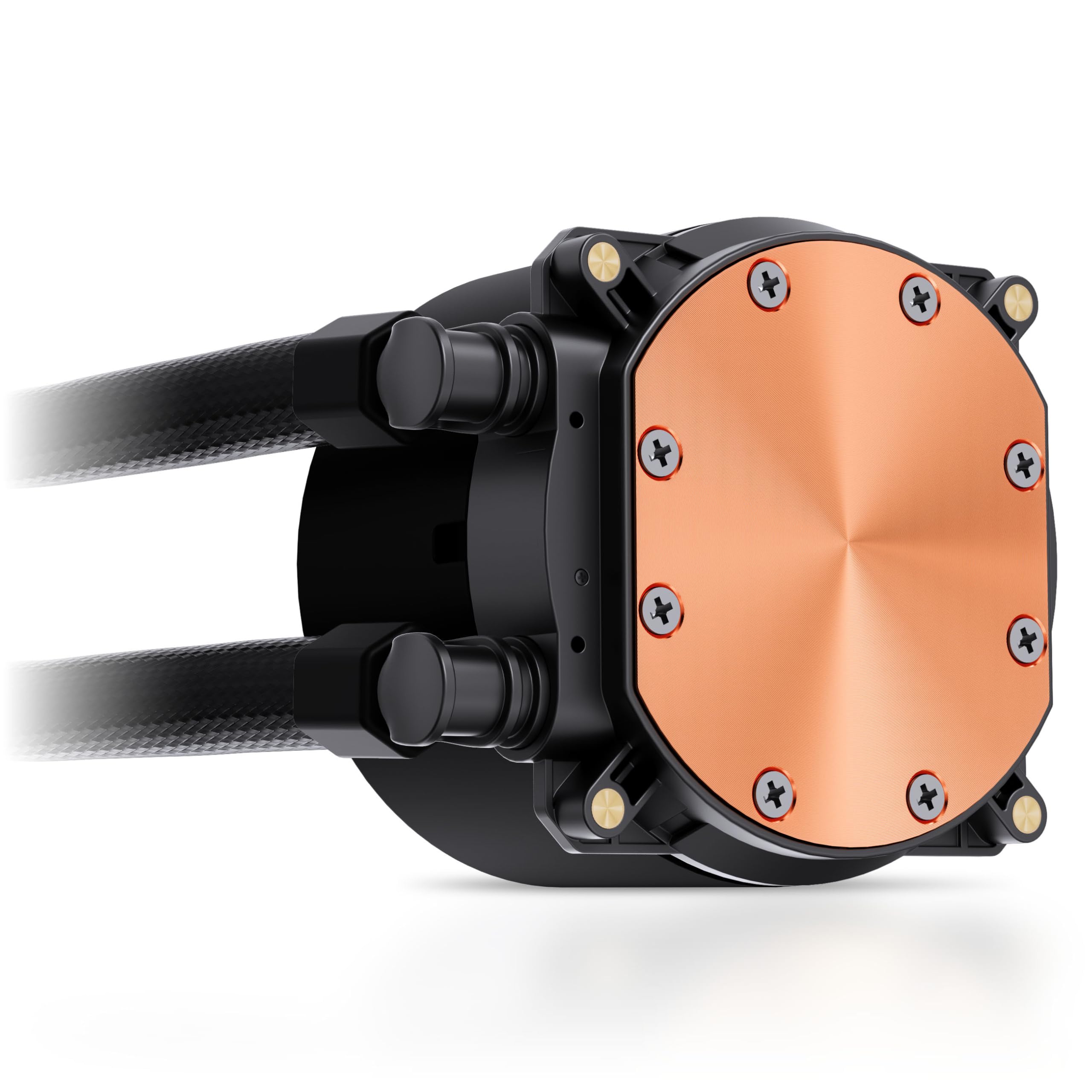 Jonsbo TG-240 AiO chłodzenie wodne – czarne | 240 mm chłodnica wody z procesorem ARGB, aluminiowym radiatorem i 2 wentylatorami PWM 120 mm