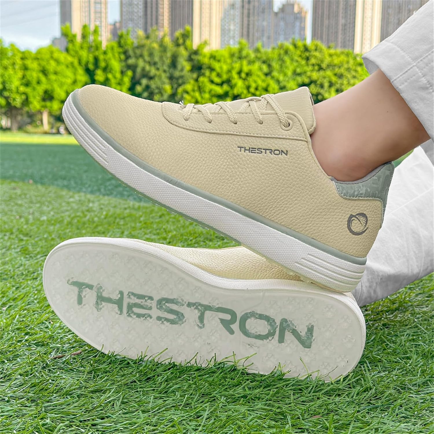 Women's Golf Shoes, Waterproof Spikeless Golf Shoes Non-Slip Lightweight Casual Sneaker