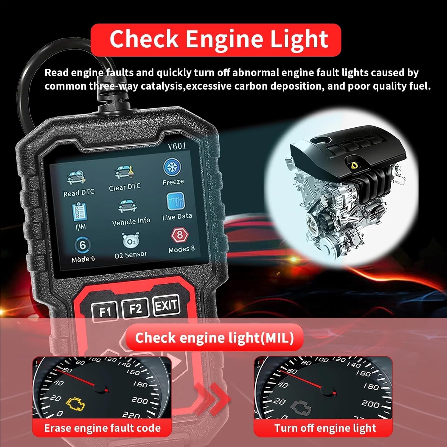 車用OBD2スキャナー プロフェッショナル診断ツール グローバルユニバーサル診断コンピュータコードリーダー 電圧テスター 機械ツール