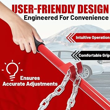 KUAFU Universal Auto Body Alignment Bar Pulling Stick Tool 52-3/8in for Car