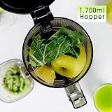 Kuvings | Extracteur de jus Mains libres AUTO6 | Découpe automatique des fruits et légumes entiers | Panier 1,7L | Nettoyage facile | Anthracite - 2