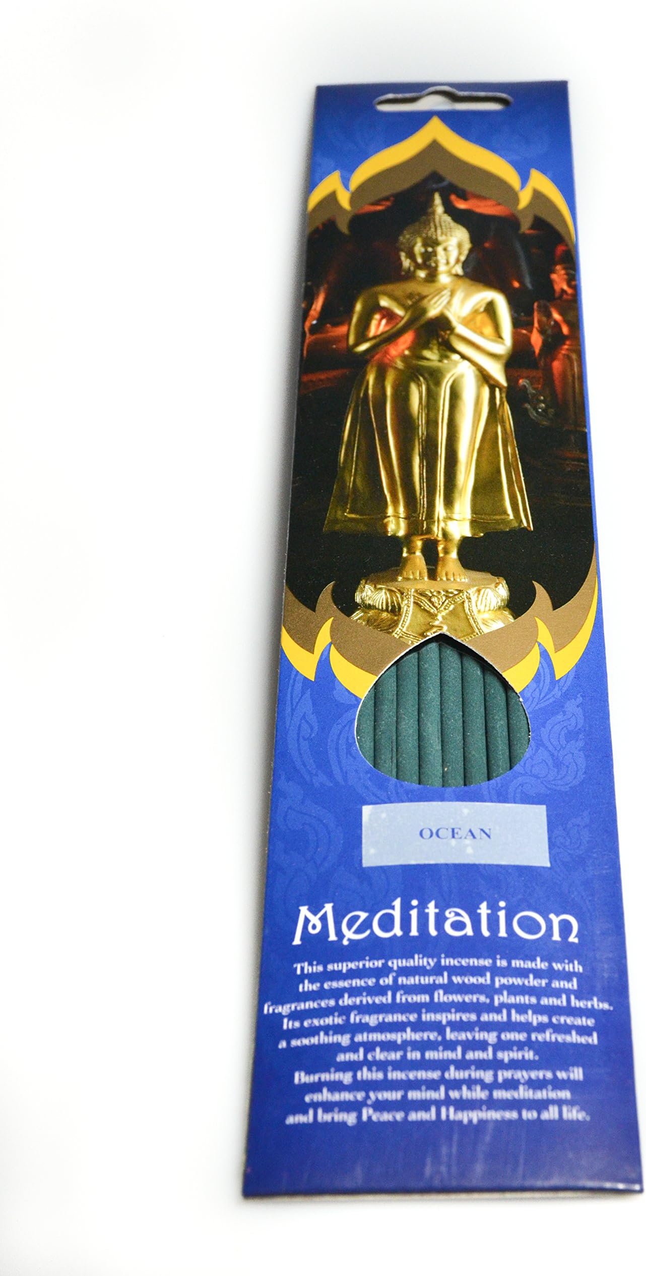 Incense Sticks in Printed Paper Case Scent Ocean