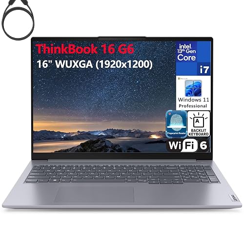 Lenovo ThinkBook 16 G6 Laptop (i7-13700H 1TB SSD)