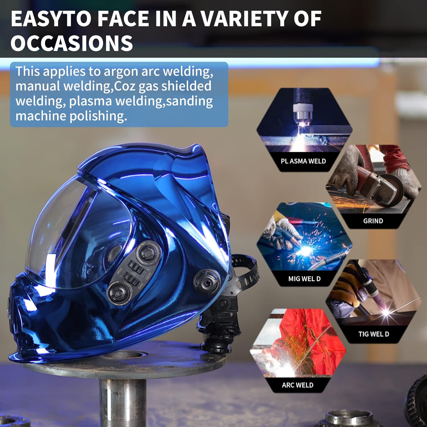 Tekware Auto-Darkening Hood: Versatility for Various Applications