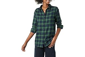 Classic Women's Longsleeve Plaid Flannel Shirt