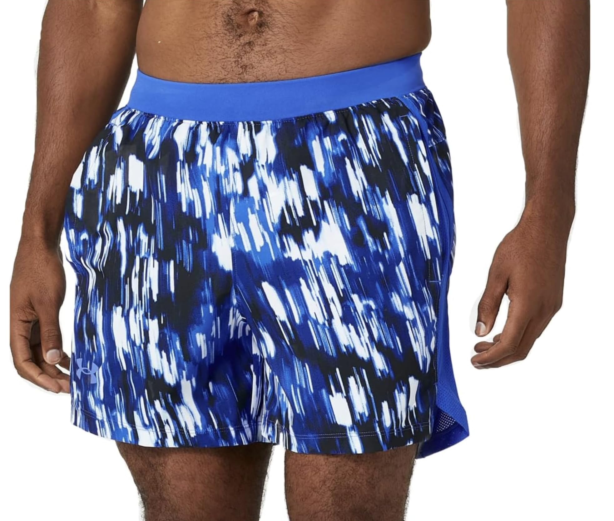 Under Armour Launch UA Short de course à pied ajusté pour homme 12,7 cm, Versa Blue 486, S