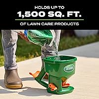 Vista 4 de Scotts Whirl Hand-Powered Spreader for Grass Seed, Fertilizer, Salt, Ice Melt, Handheld Spreader Holds up to 1,500 sq. ft. Product