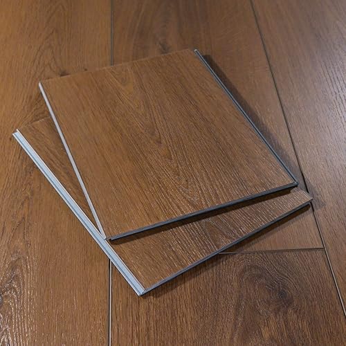 12” Cut Sample Luxury Vinyl Plank Flooring | DIY Click Installation, 40 Mil Wear Layer, Waterproof and Scratch Resistant LVP | Brenwick Signature