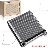 Vista 8 de A-Premium Núcleo de Calentador HVAC Delantero Compatible con Volkswagen Jetta 2011 2012 2013 2014 2015 2016 2017 2018, Reemplazo# 5C0819031