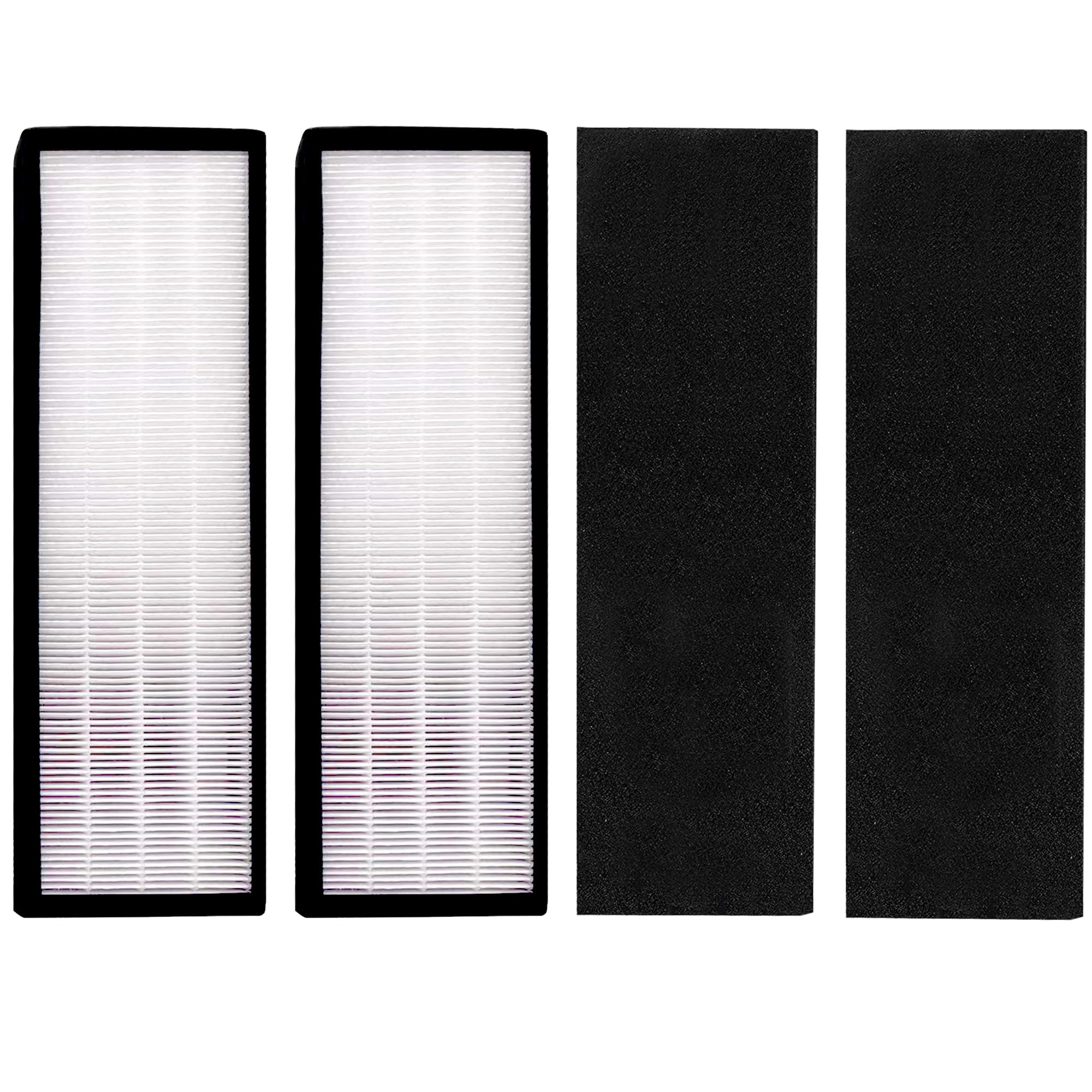 2 Pack Premium T500 True HEPA Filter Replacements Compatible with Air Purifier Filter T500 tower. Compare to Part # TF60-MP & TF60-MP (Includes 2 Hepa & 2 Carbon Filters)