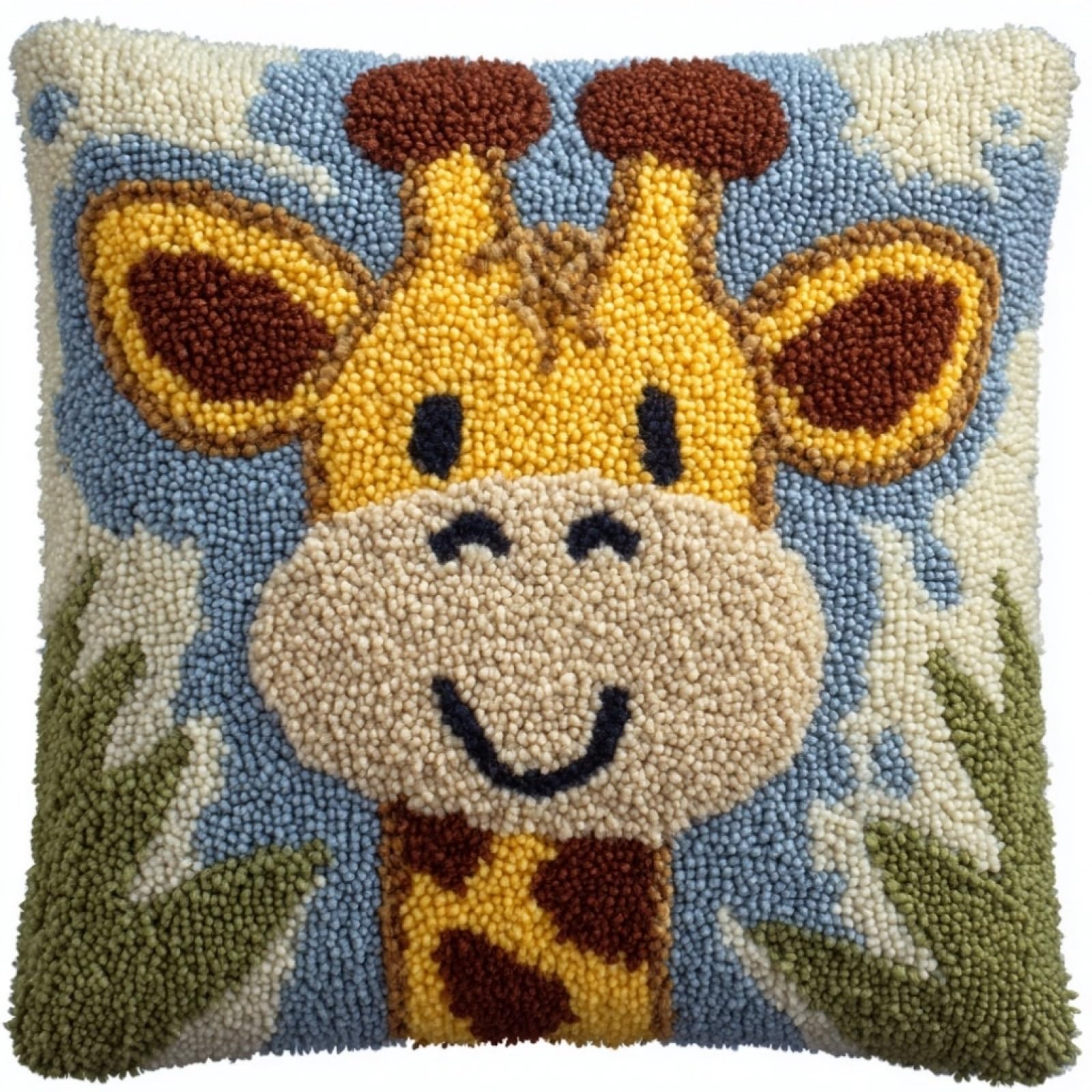 AxiangziK Latch Hook Cushion Kits for Adults,Giraffe