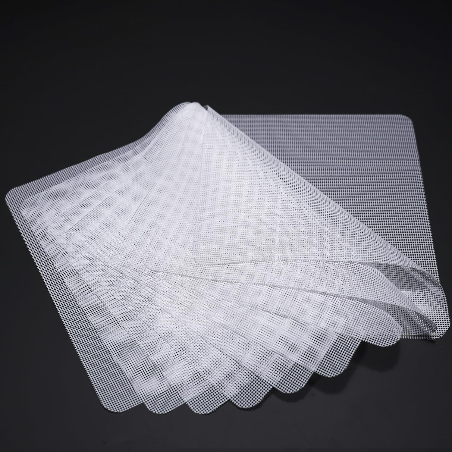 BPA-Free Silicone Dehydrator Mesh Sheets: 12.5x9.8 14-pack for Cercker