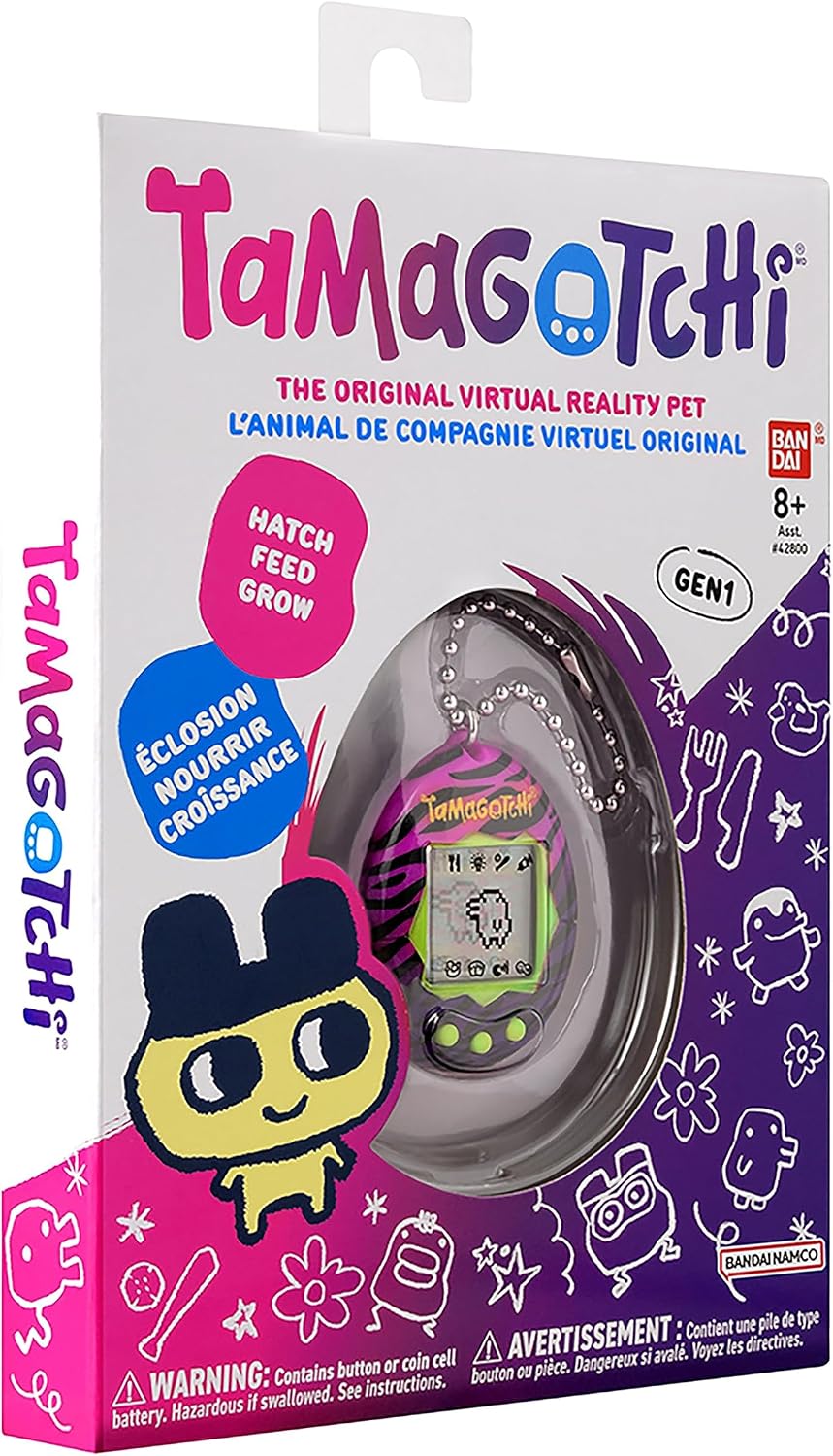 Tamagotchi Original - Striped Tiger (Updated Logo)