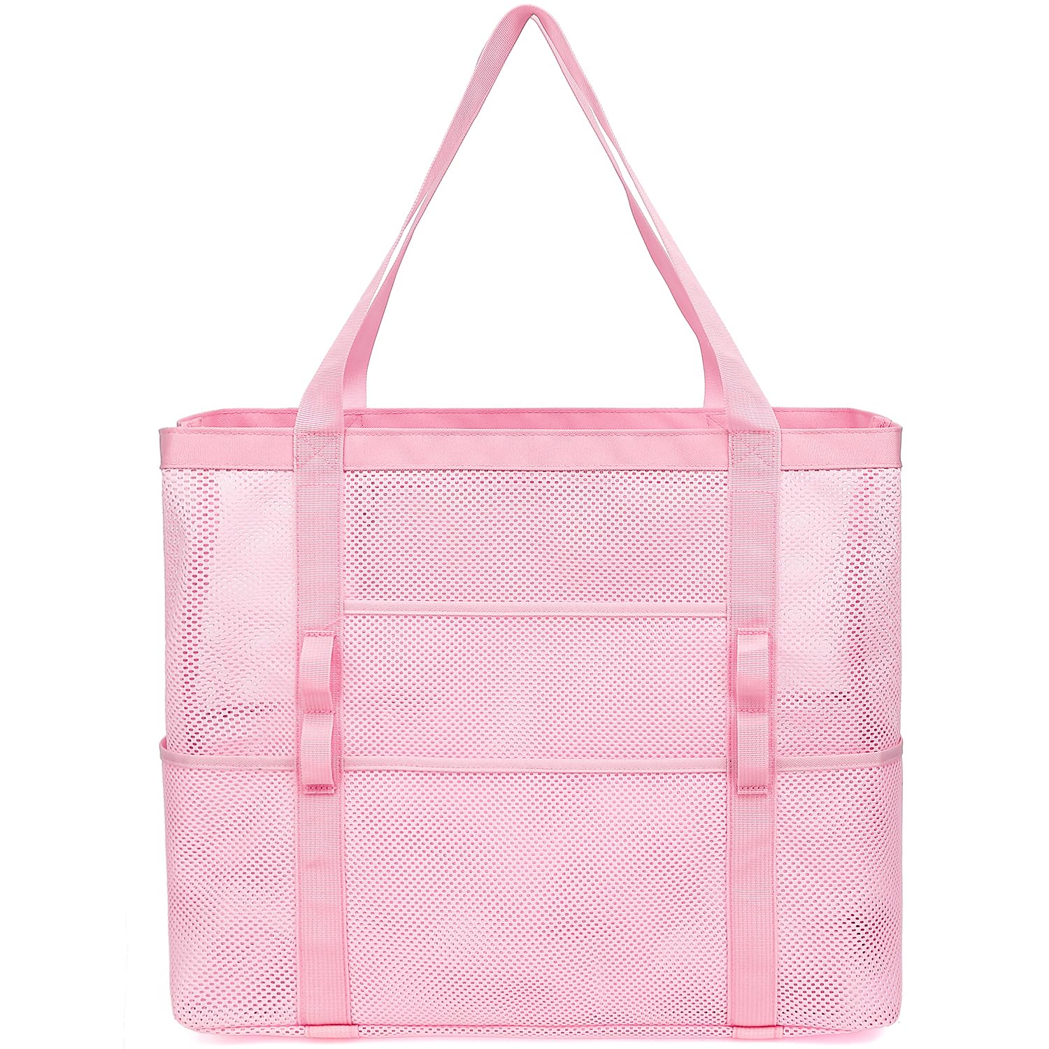 GYEUKHAM Mesh Beach Bag - Large Beach Tote Bag with Multiple Pockets for Family Beach Bag for Toys & Vacation Essentials