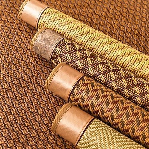 Miniatura 4 de Funda de sofá modular, transpirable, antideslizante, de verano, de ratán, protector de cojín de bambú para sofás234 asientos para perros, gatos,