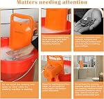 Portable Washing Machine Small Mini Hand Compact Semi Automatic Washer Laundry Perfect for Home Apartment Dorm RV Camping Travel Outdoor Business Trip Weight of 2.5kg for 3kg Washing Capacity