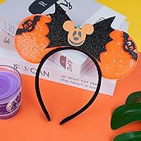 Vista 177 de FANYITY Orejas de ratón, diadema de lentejuelas con orejas de ratón para niños, niñas y mujeres (MN)