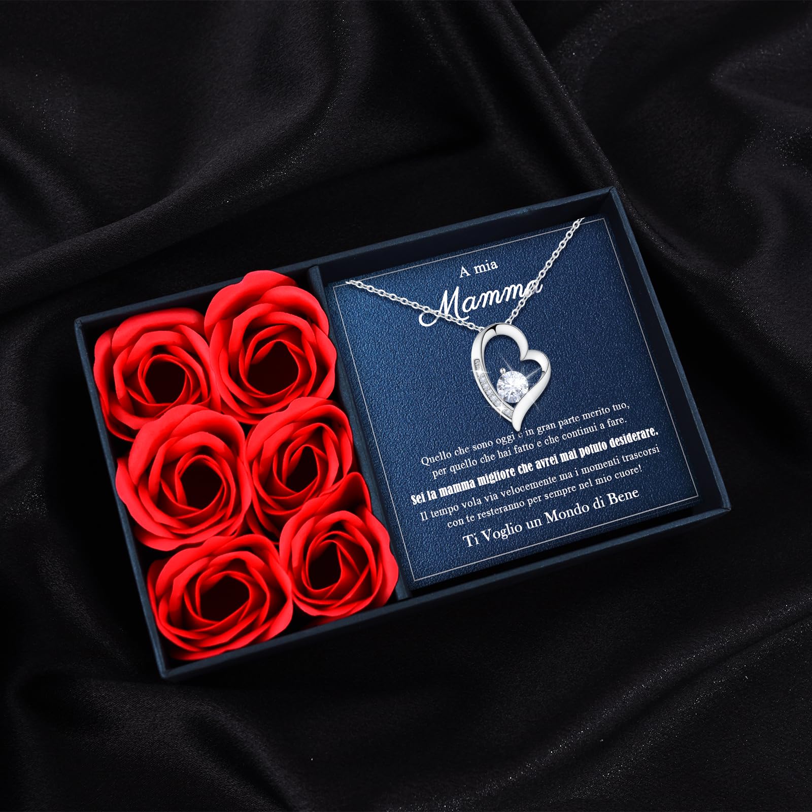 VGWON Collana per Festa della Mamma, Regalo per Mamma, Gioielli per Natale e Compleanno per Mamma