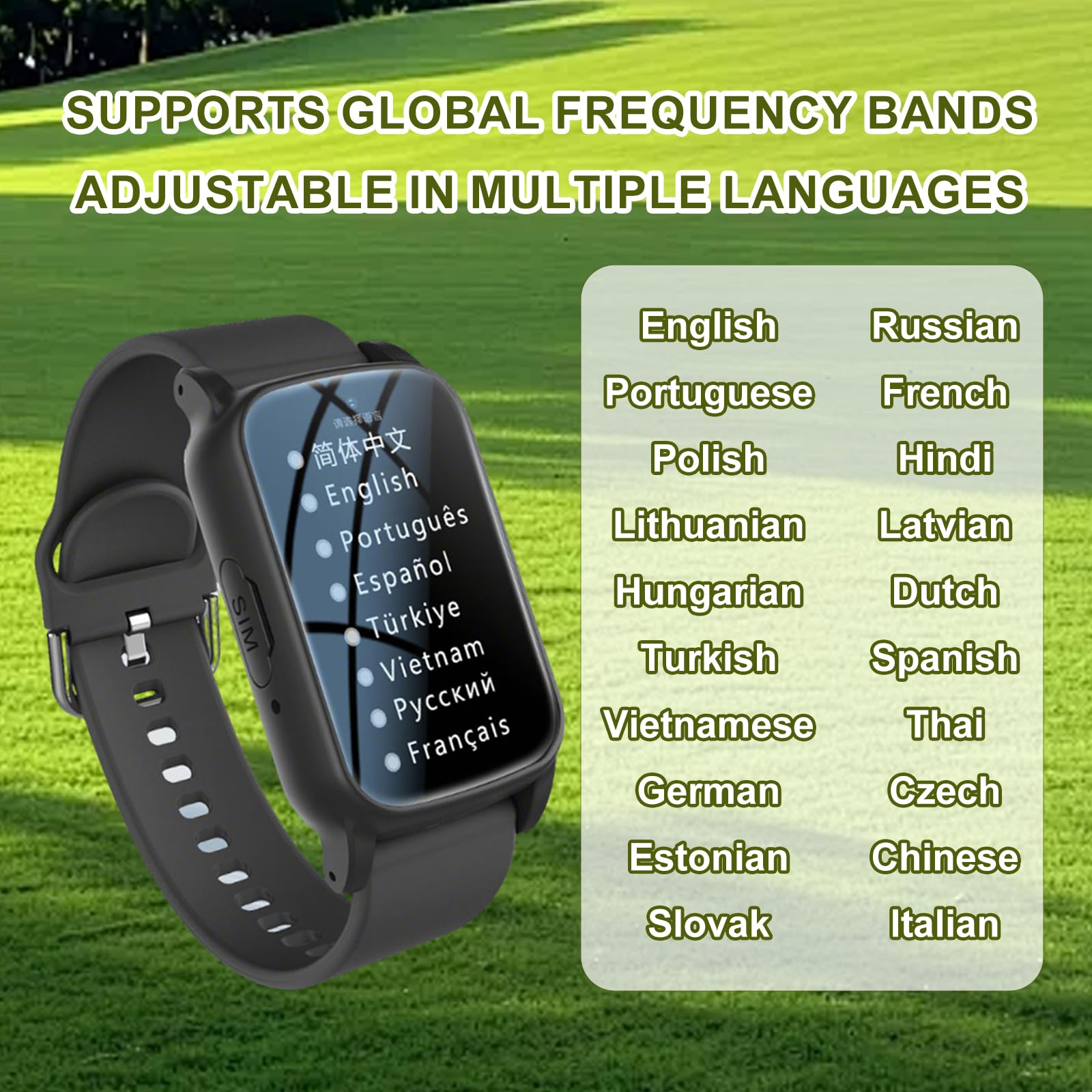 Reloj Localizador Personas Mayores con Detección De Caídas, Alarma SOS De Emergencia Pulseras Localizador GPS, Reloj Emergencia AncianosRed,1.25 * 0.57 * 2.22inch