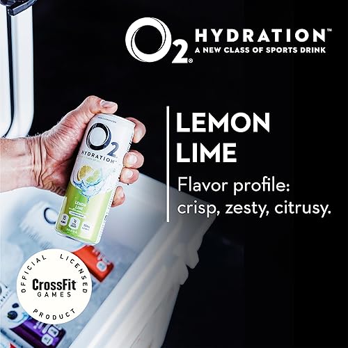 Miniatura 8 de O2 Lemon Lime - Bebida de recuperación después del entrenamiento, potente bebida electrolítica para hidratación diaria