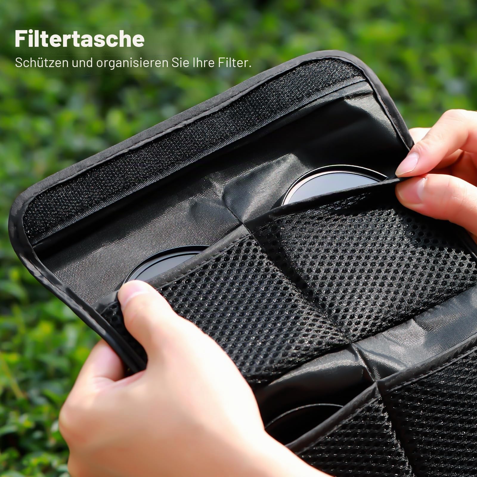 NEEWER 77mm ND Filter Set ND2 ND4 ND8 ND16, Objektivreinigungsstift, Filterbeutel, Graufilter und Zubehör Set, kompatibel mit Canon Nikon Sony Panasonic DSLR Kameras mit 77mm Objektiv