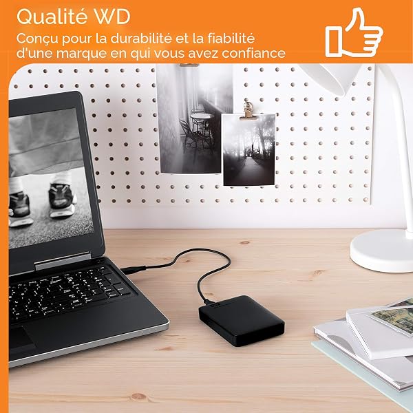 WD 4TB Elements Portable External Hard Drive for Windows, USB 3.2 Gen 1/USB 3.0 for PC & Mac, Plug and Play Ready - WDBU6Y0040BBK-WESN - 4
