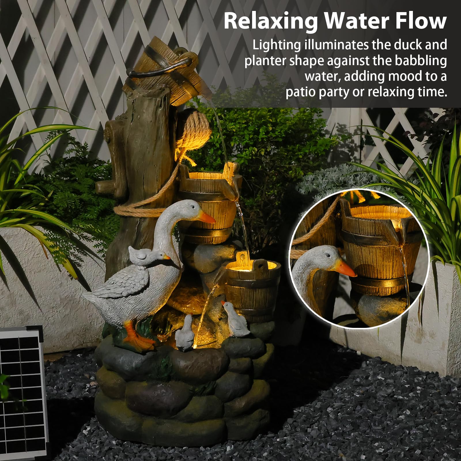 Bumilgar 81 CM Solar Outdoor Garden Water features - Image 6