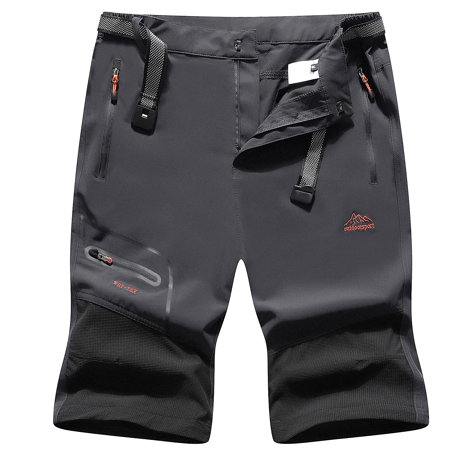 BenBoy Pantaloni Trekking Uomo Pantaloni Impermeabili Lavoro da Zip off Convertibile Traspirante Pantaloncini Asciugatura Rapida Pantaloni Leggero da Montagna Caccia