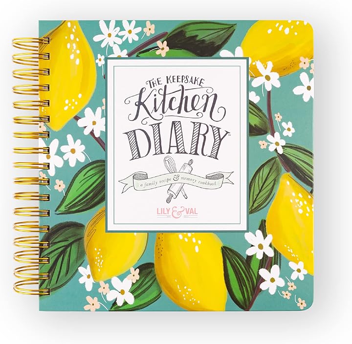 Diario da cucina Lily & Val & the keepsake whimsical lemons 9.25 x 10