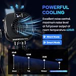 Amaran Halo 60X COB Lumière vidéo led 63W Bicolore 2700k-6500k,3,270 Lux@ 1m (Bare), Lumière de voyage ultra-compact,USB-C PD Puissance,App/NFC Control, Bowens Mount pour YouTube TikTok Studio(60, watts)