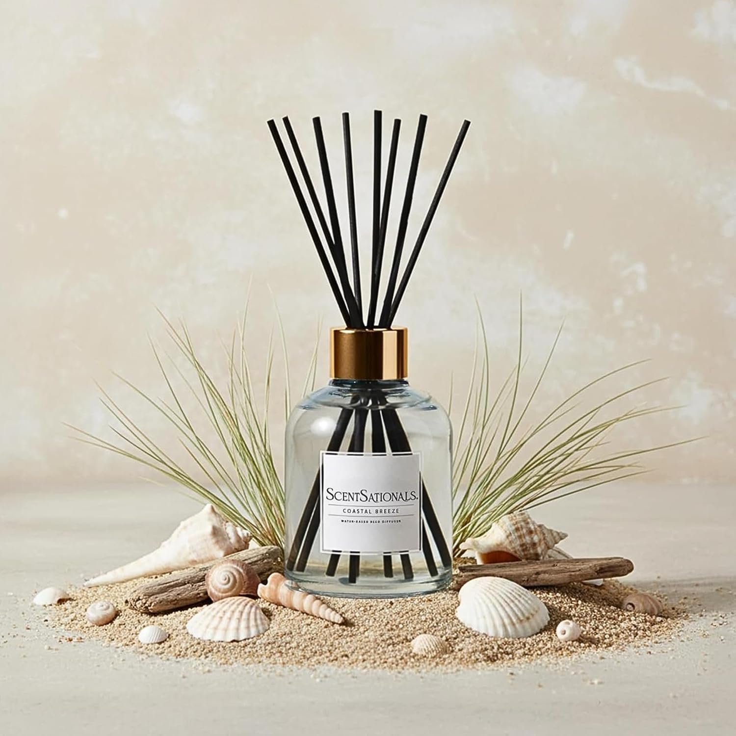 ScentSationals Coastal Breeze Water-Based Reed Diffuser - 5 FL OZ